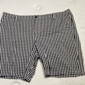 Croft & Barrow Black and White Plaid Shorts